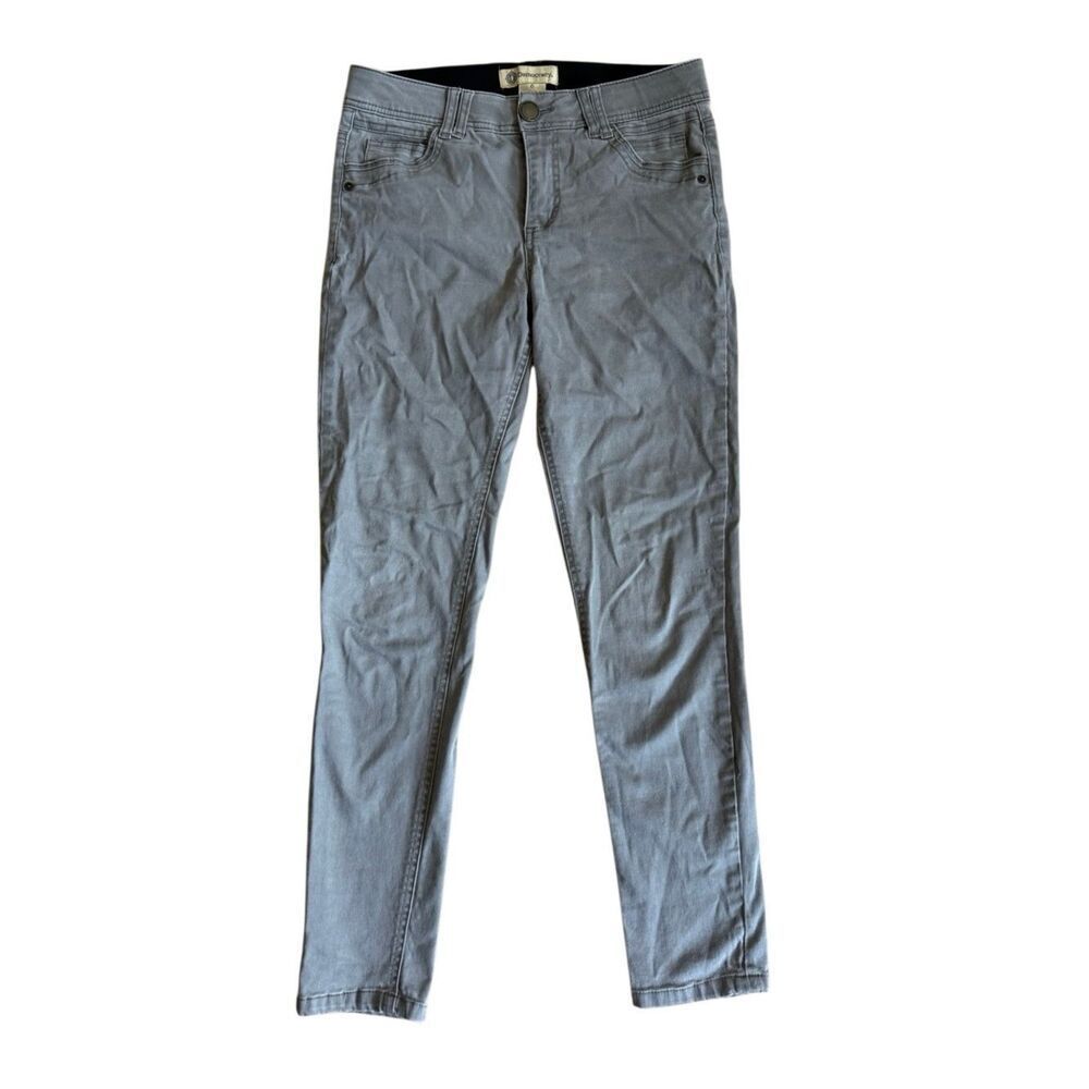 Democracy Women's Ab Technology Cotton Spandex Skinny Pants in Gray Size 6